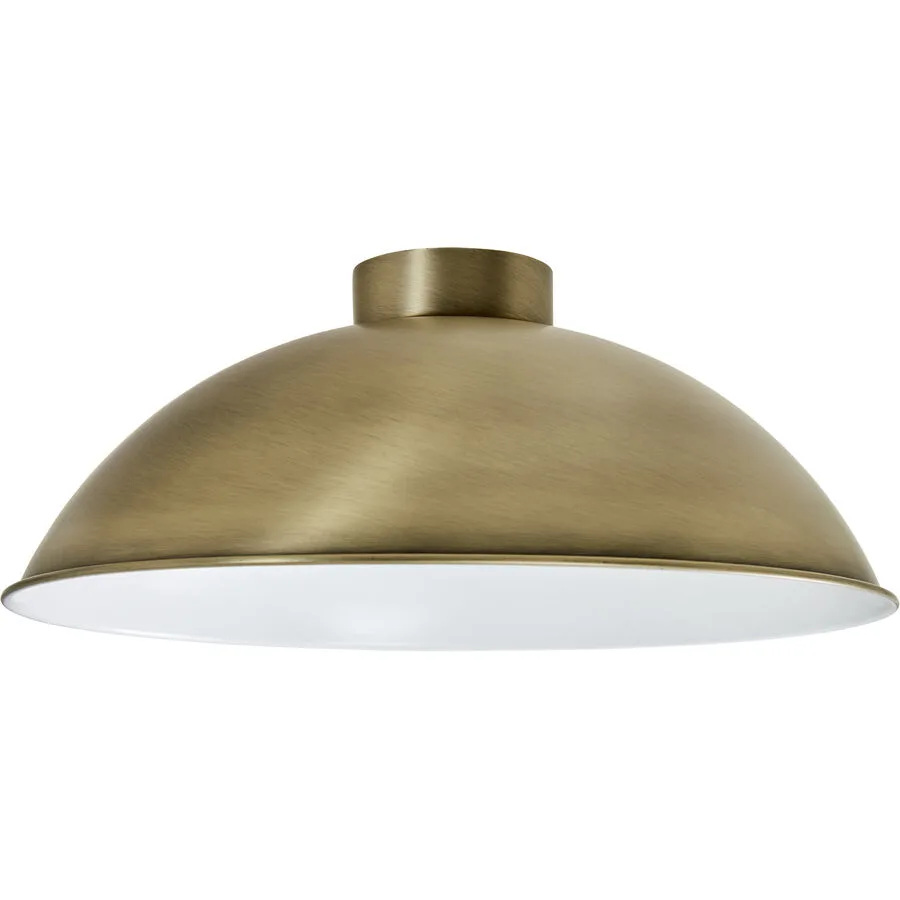 Lampenschirm Annabell Gold Metall 36 cm 15 cm - Farbe: messing