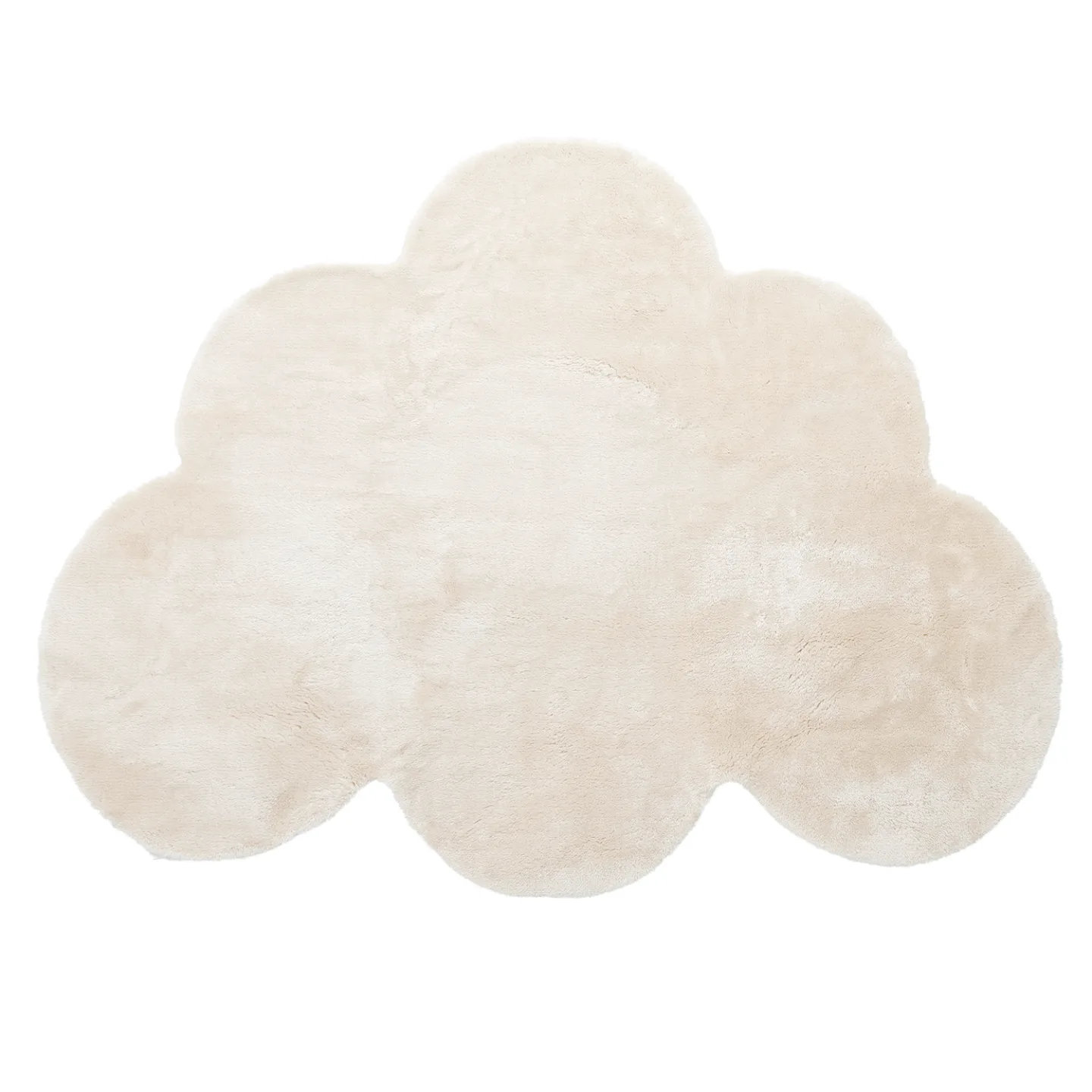 Barneteppe - Aranga Super Soft Cloud (beige) (Størrelse: Ø 120 cm)