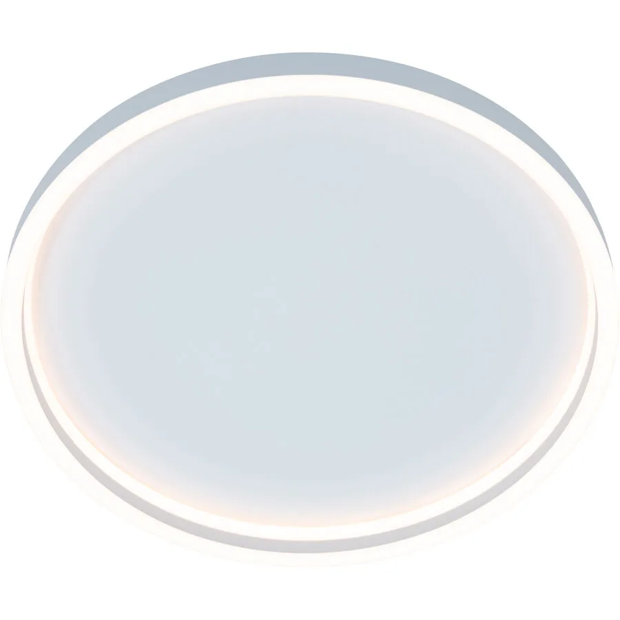 Deckenlampe Seja Weiss Metall 35 cm 5.5 cm - LED - Lichtfarbe: Warmweiss - LED Energiesparlampen