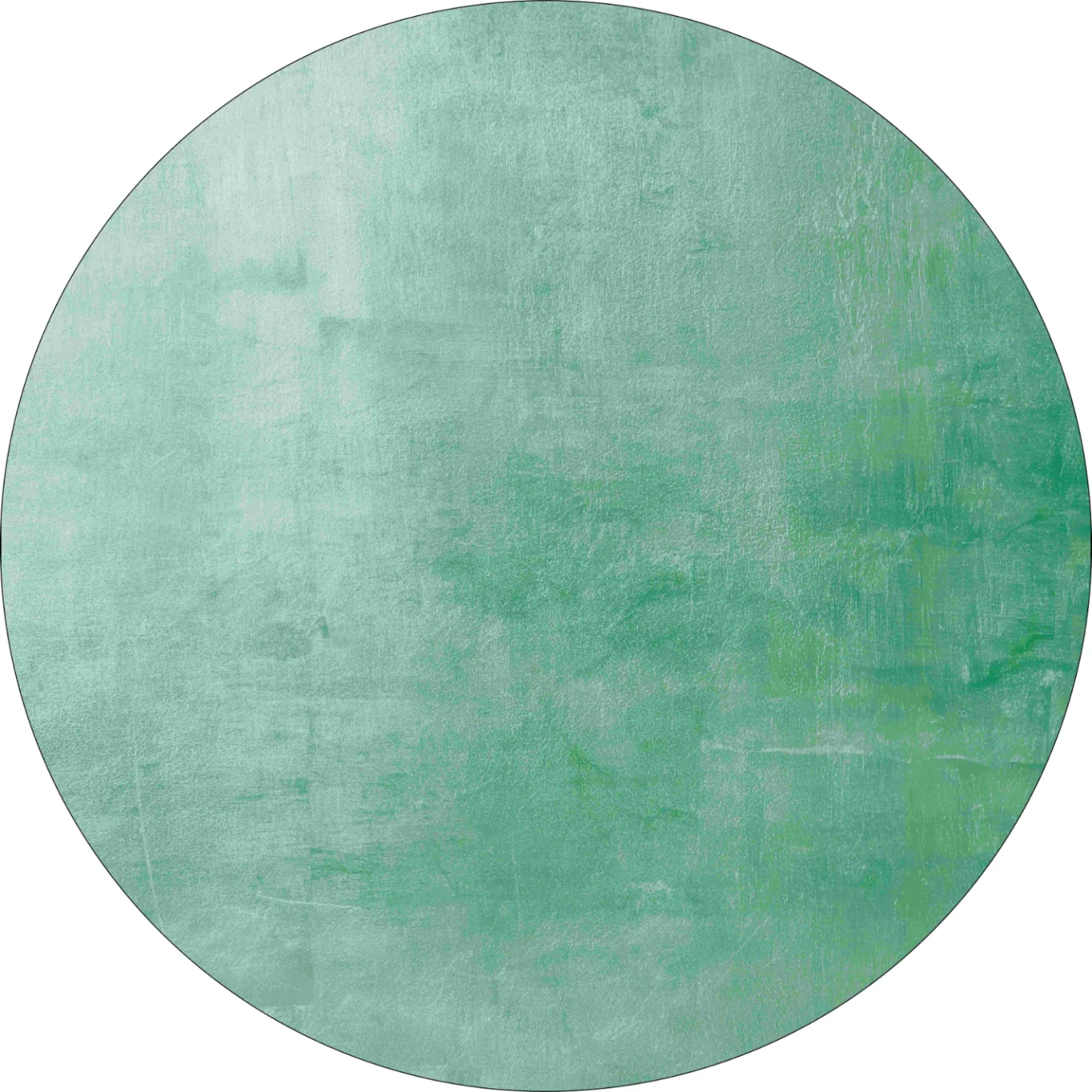 Rundt teppe - Artena (lysegrønn) (Størrelse: Ø 160 cm)