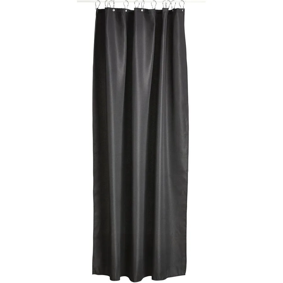 Duschvorhang Zone Denmark Schwarz Polyester 180 cm