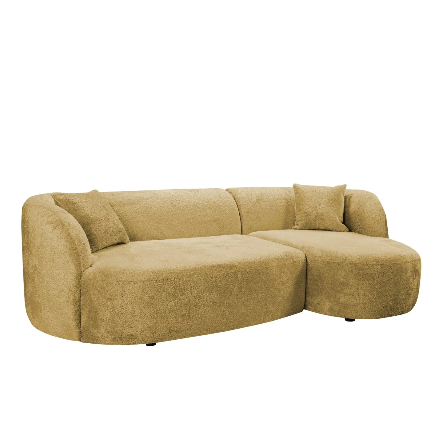Rylian 3-sits Soffa med divan - senapsgul