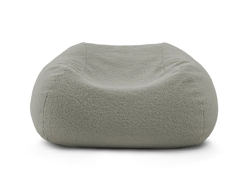 Hocker BOBOCHIC MERIBEL 70x120x60cm boucle-stoff hellgrau