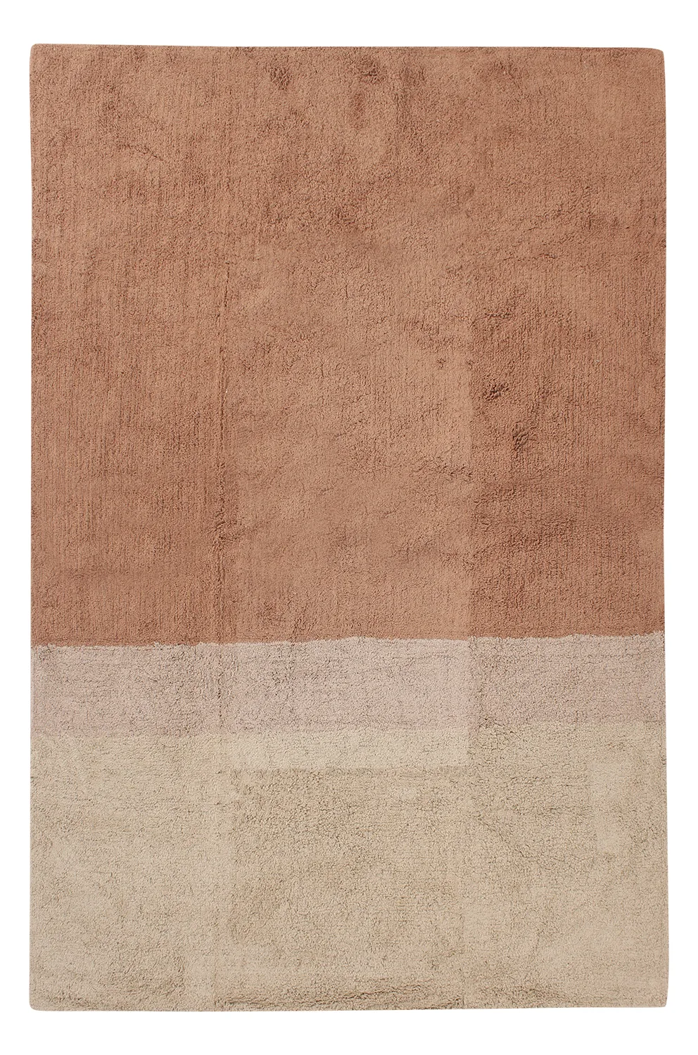 Ryetepper - Mareto Natural Cotton Shaggy (brun) (Størrelse: 200 x 290 cm)