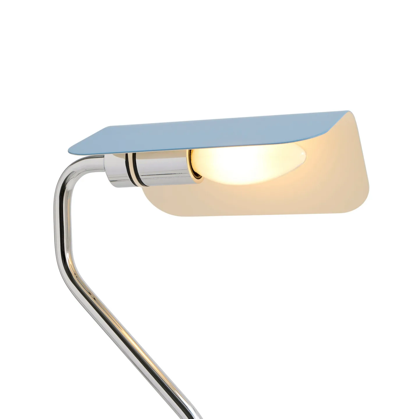 Apex Tischlampe, pastellblau, Höhe 38 cm, E14, Stahl - HAY - Wohnzimmer - Design - Metall - Einflammig
