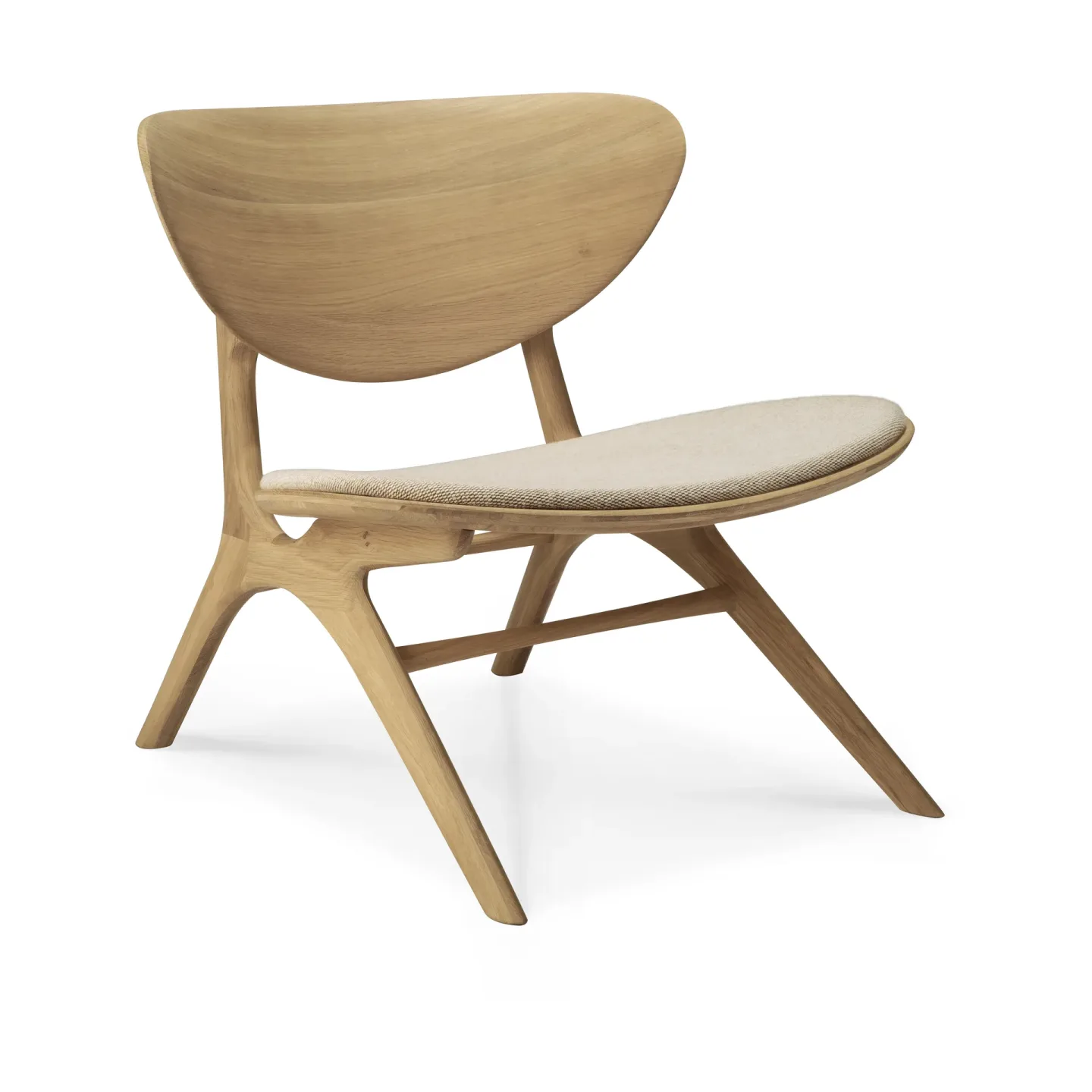 Ethnicraft Eye loungefåtölj Oak, off white