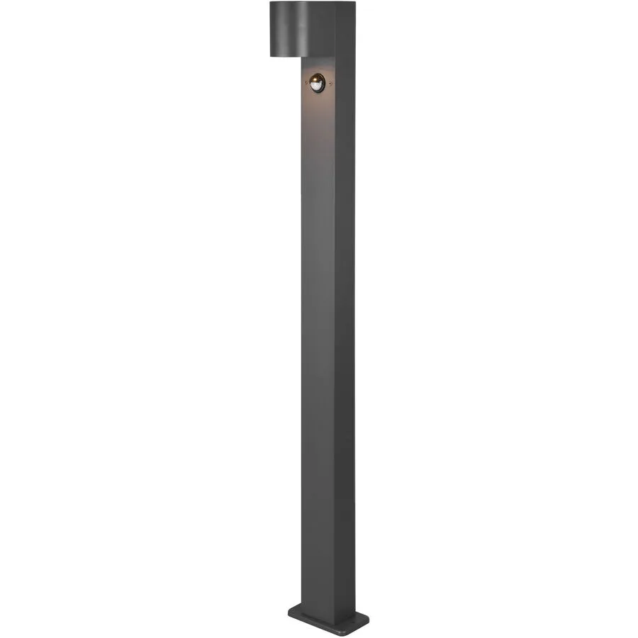 Aussenlampe Reeya Grau 12 cm 100 cm - Farbe: anthrazit - Material: Aluminium-Druckguss