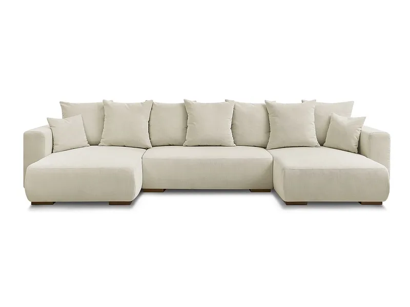 Wohnlandschaft BOBOCHIC SIDONIE Cord-Stoff beige