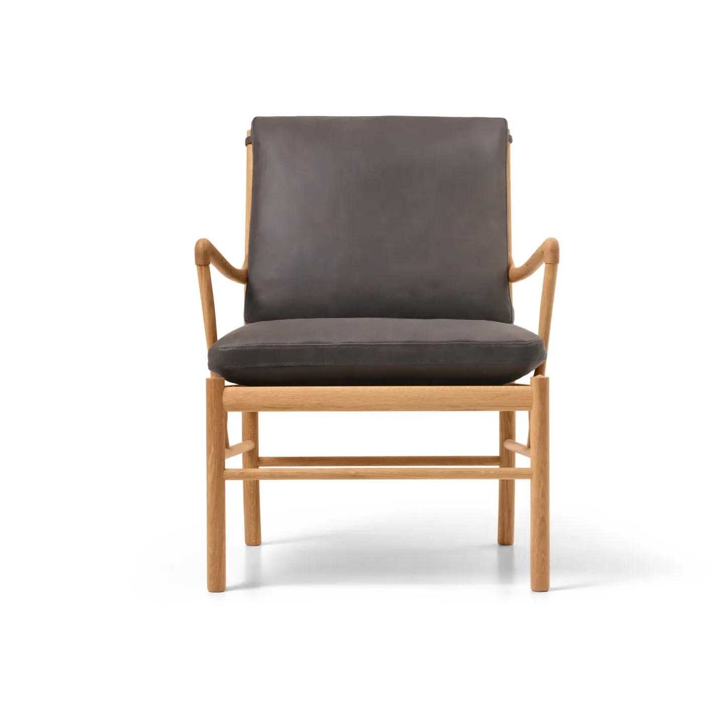 Carl Hansen & Søn OW149 Colonial chair fåtölj Terra 20367 läder-oljad ek