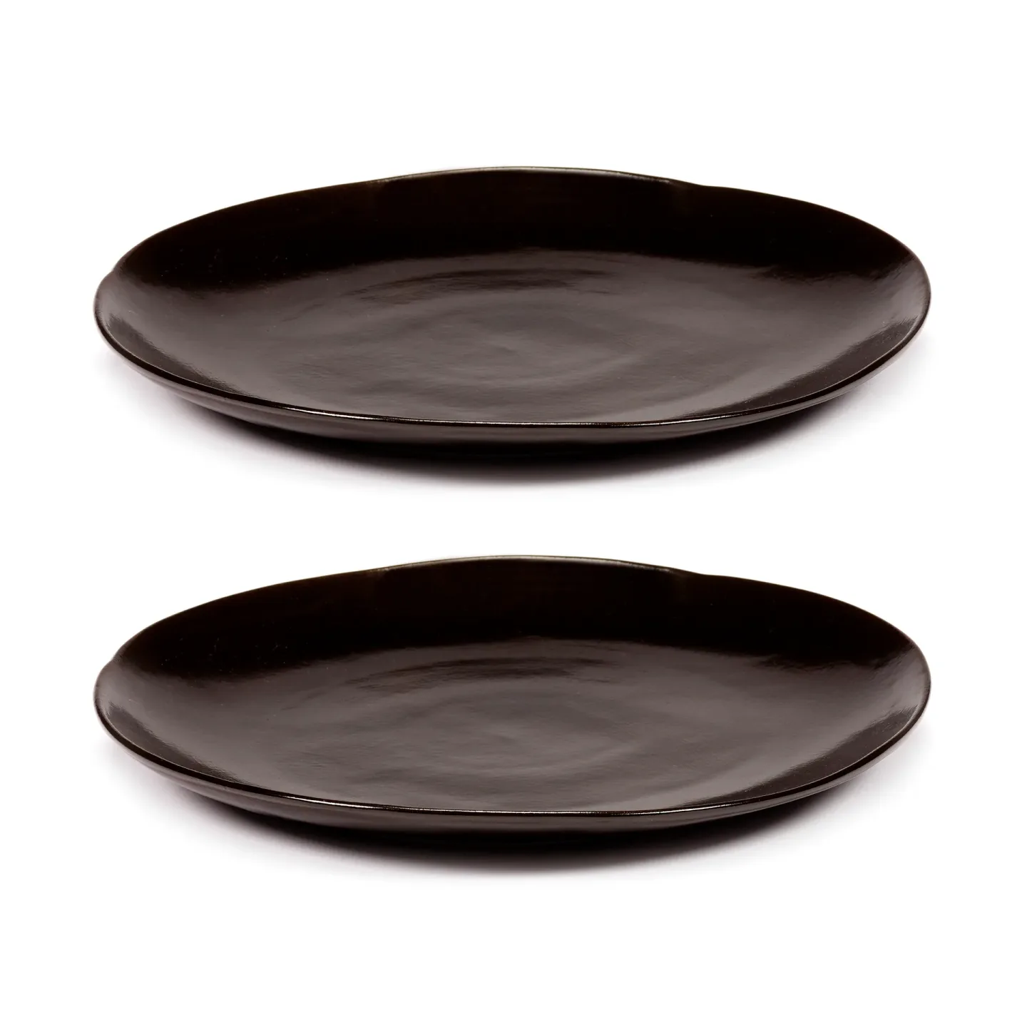 Serax La Mère Teller XL Ø27 cm 2er-Pack Dark brown