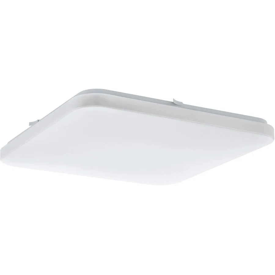 Eglo Deckenlampe Frania Weiss Stahl/Kunststoff 43 cm 7 cm - Material: Kunststoff/Stahl - LED - Lichtfarbe: Warmweiss