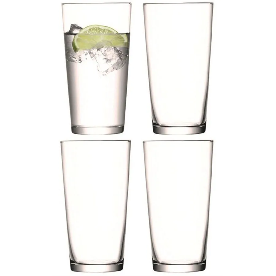 LSA International Trinkgläser-Set GIO glasklar Glas H 12.8 cm 0.32 l 4 Stk