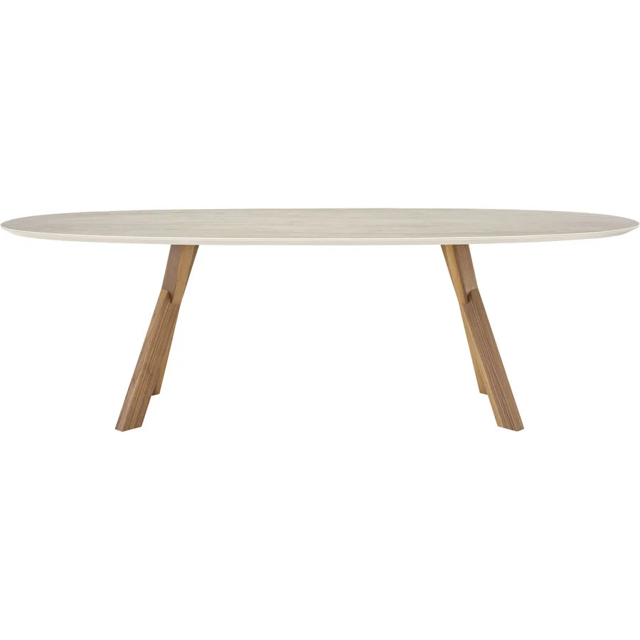 WILLISAU SWITZERLAND Esstisch Willisau Torino Nussbaum massiv 240 cm - Farbe: braun/beige