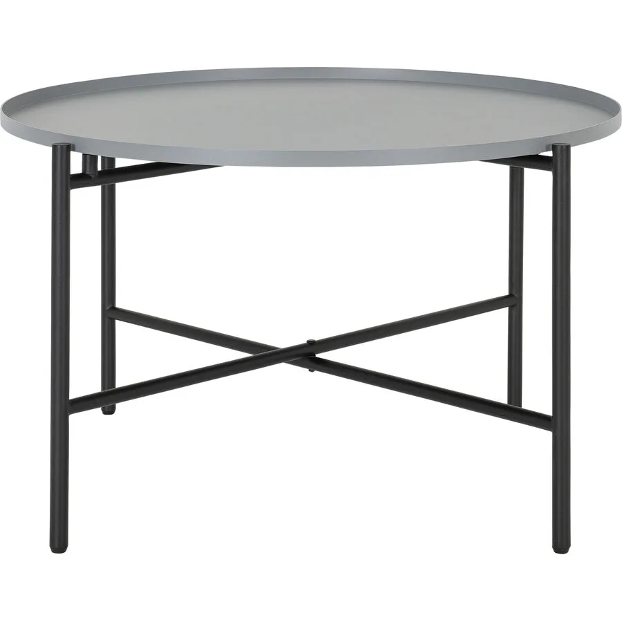 Beistelltisch Kim Grau Metall 60 cm
