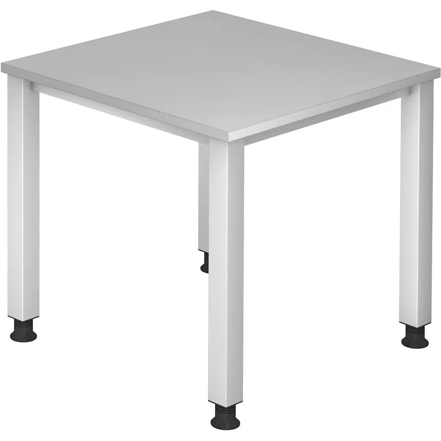 Schreibtisch Office Grau Holz 80 cm - Material: Holzwerkstoff