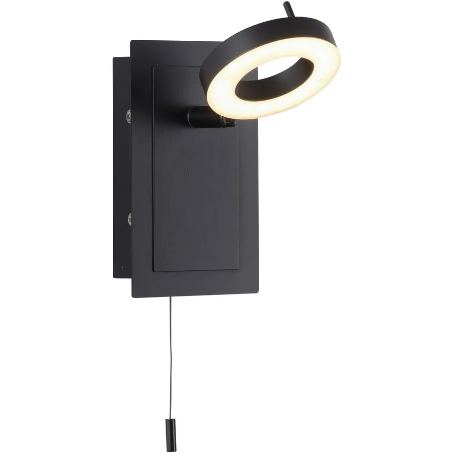 Wandlampe Silena anthrazit Aluminium 360 lm B 9 cm - LED - Lichtfarbe: Warmweiss- LED Energiesparlampe