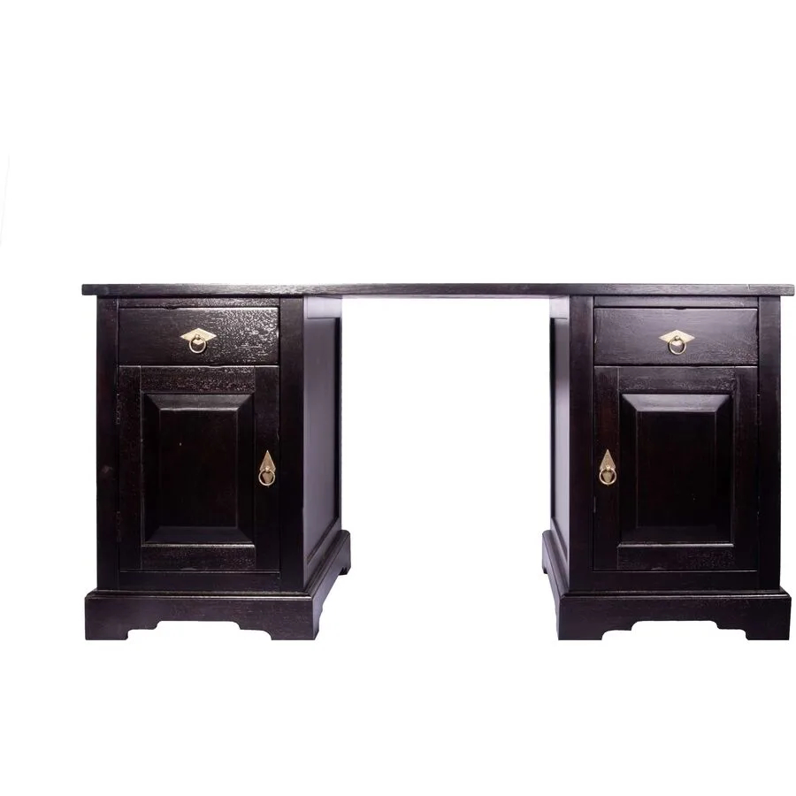 Schreibtisch Rumba dunkelbraun Akazie B 150 T 68 cm