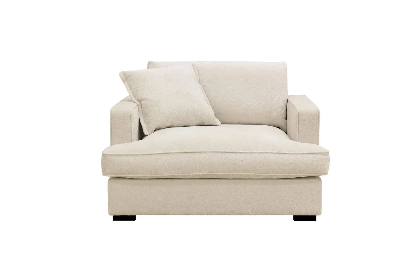 Rossita lyx Extra djup Fåtölj - Beige Chenille