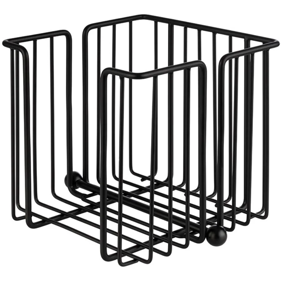 Serviettenhalter Aps schwarz Metall B 19 cm