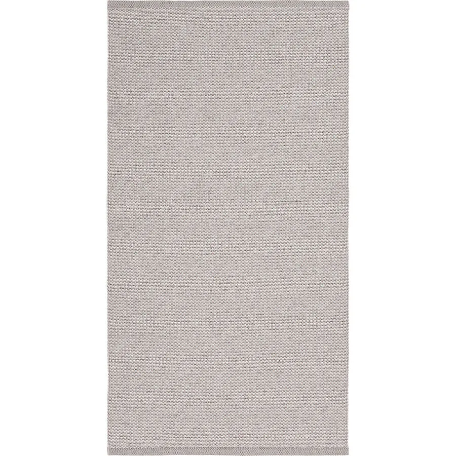 HORREDSMATTAN Outdoor-Teppich Estelle Grau 80 cm 400 cm - Material: PVC - Outdoor-Teppich