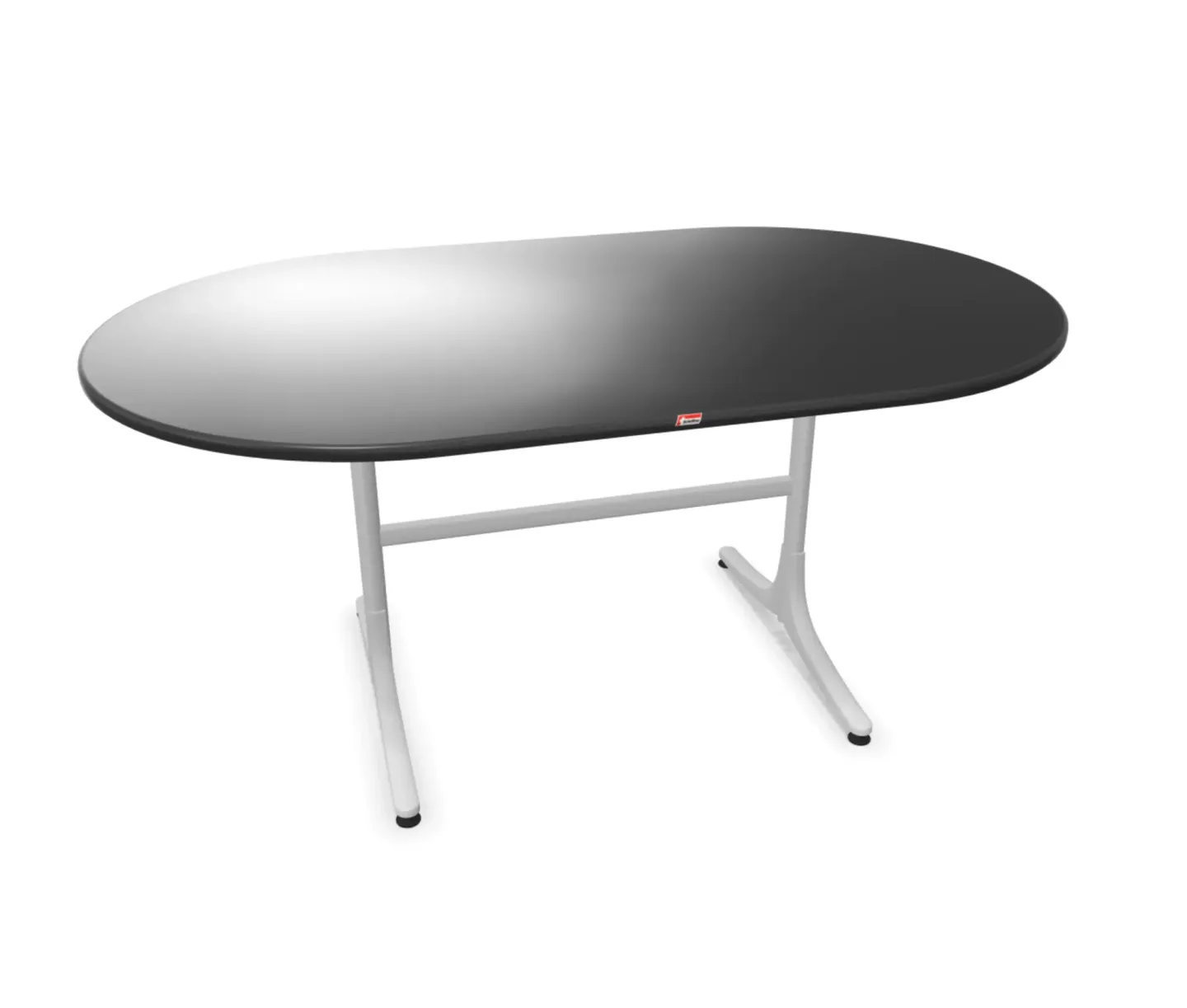 Schaffner Gartentisch Schaffhausen Oval Grau | Schubiger Möbel