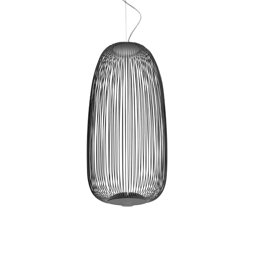 Foscarini Spokes 1 Dimbar pendel grå