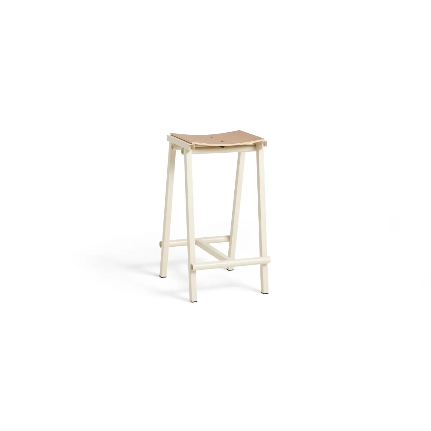 HAY Taburete 8 Low Barhocker 75 cm Eggshell