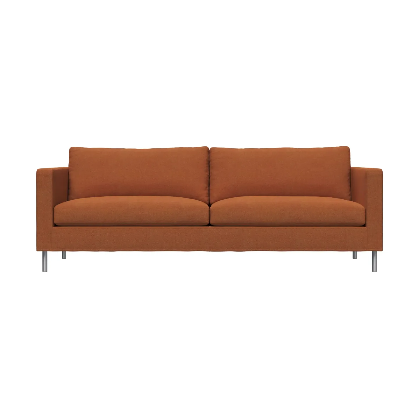 Fogia Alex 2,5 Sitz Sofa Stoff Hiro Rustred-aluminiumben