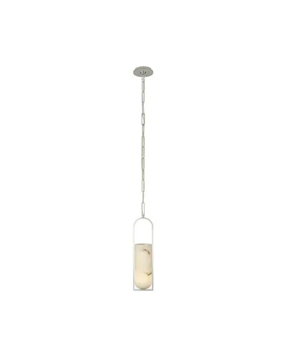Melange Elongated Pendant Nickel