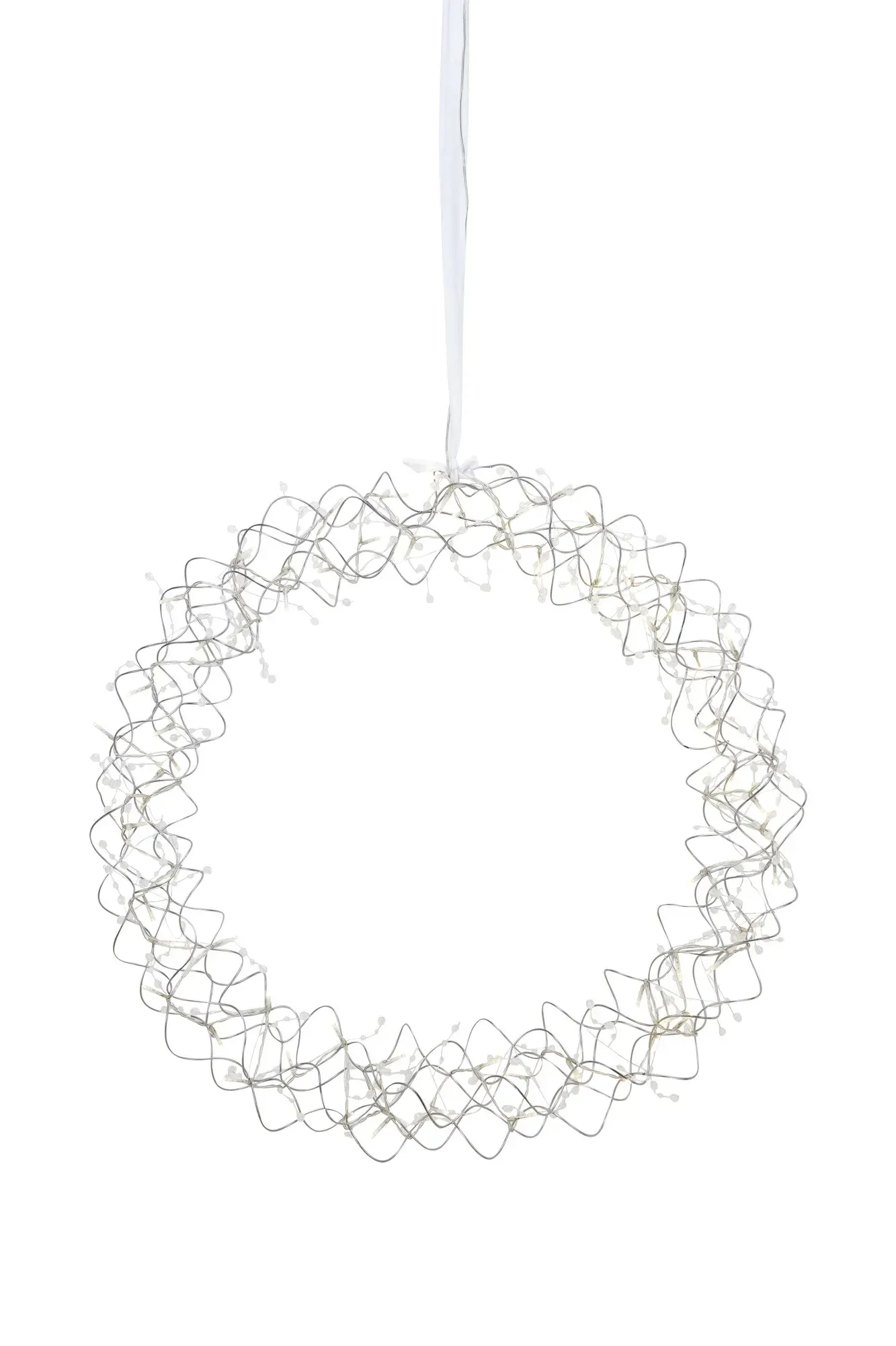 Luminis Lichterkranz Silber 60 cm