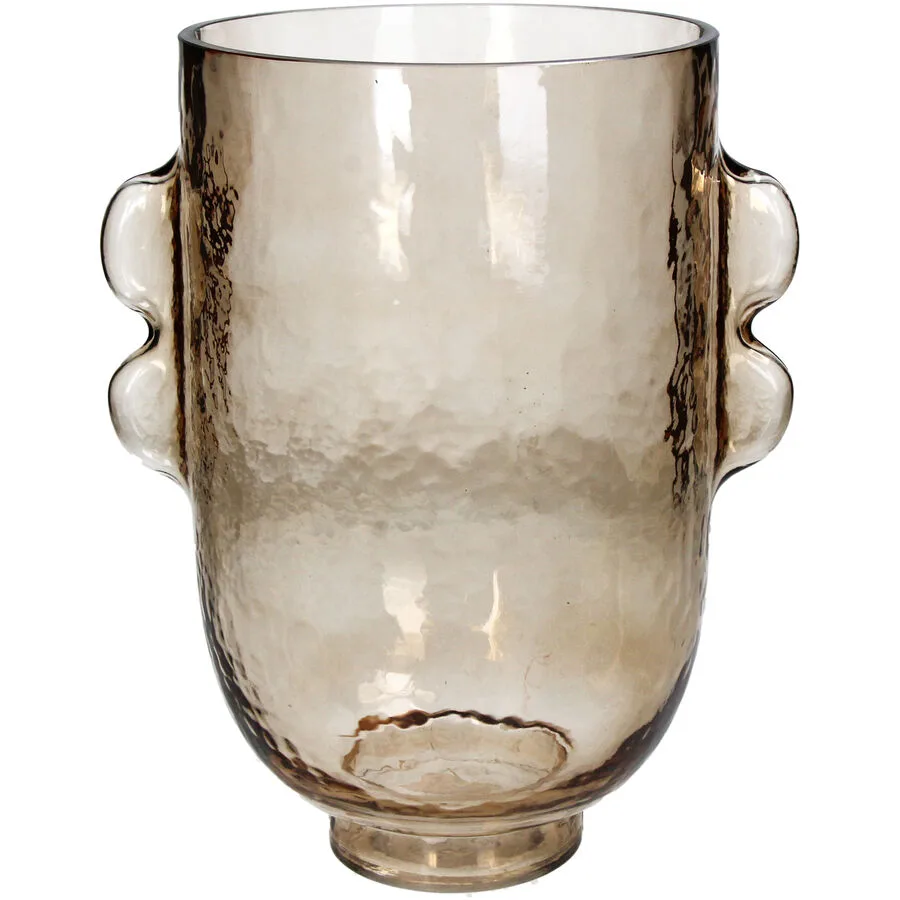 Vase Myko Bernstein Glas H 27.5 cm