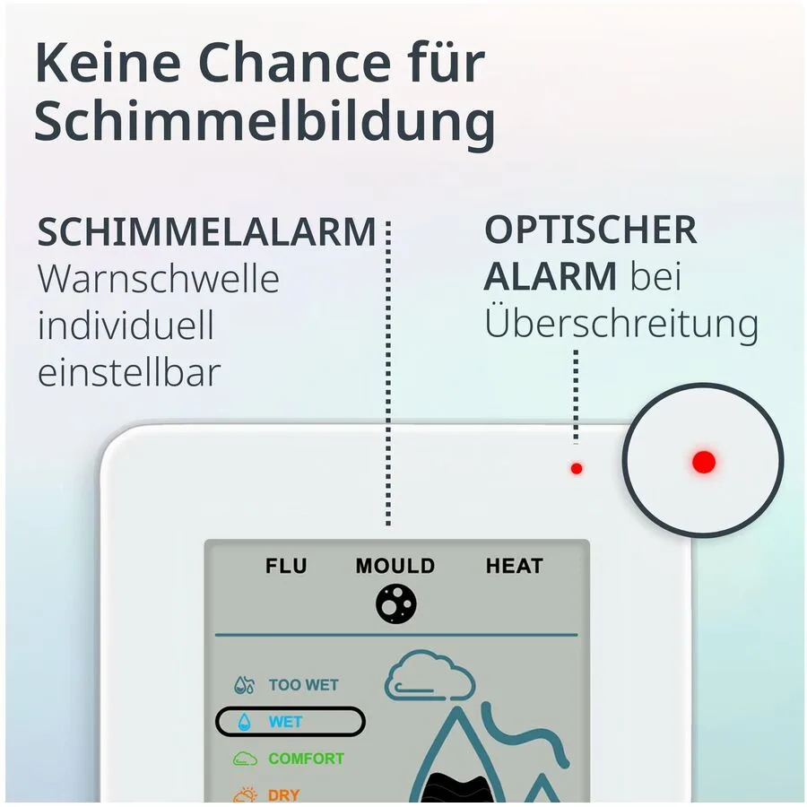 Wetterstation ADE Weiss Kunststoff