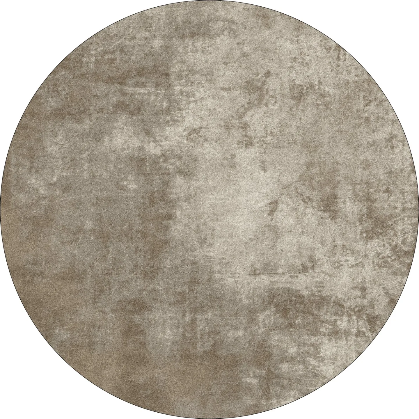 Rundt teppe - Lynton (brun) (Størrelse: Ø 120 cm)