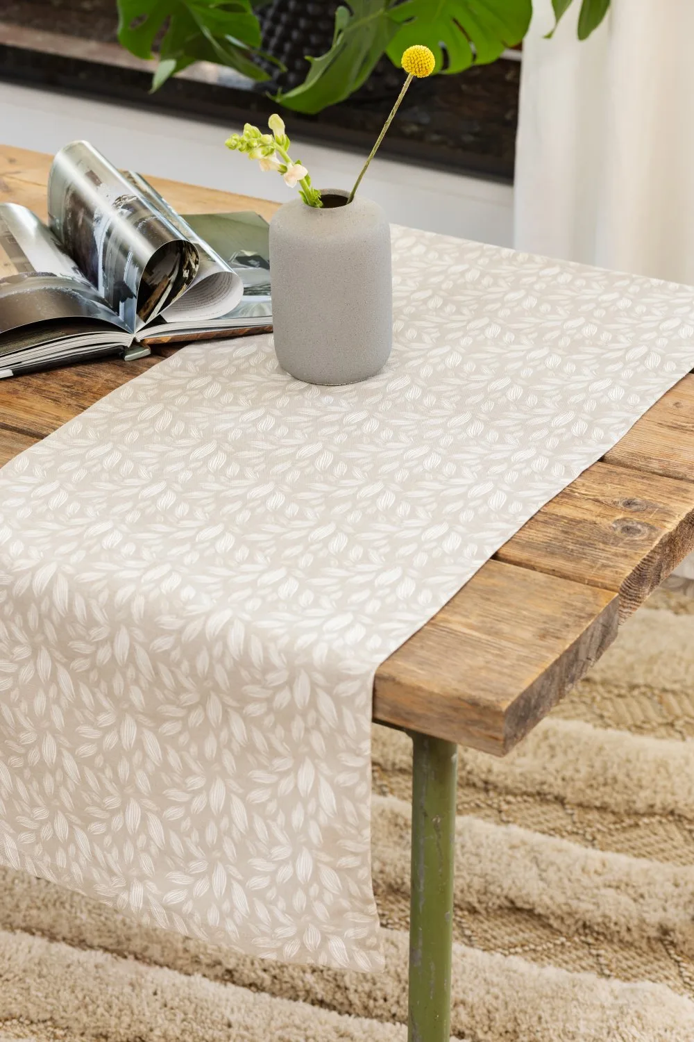 Løpere - Satu (linen) (Størrelse: 40 x 140)