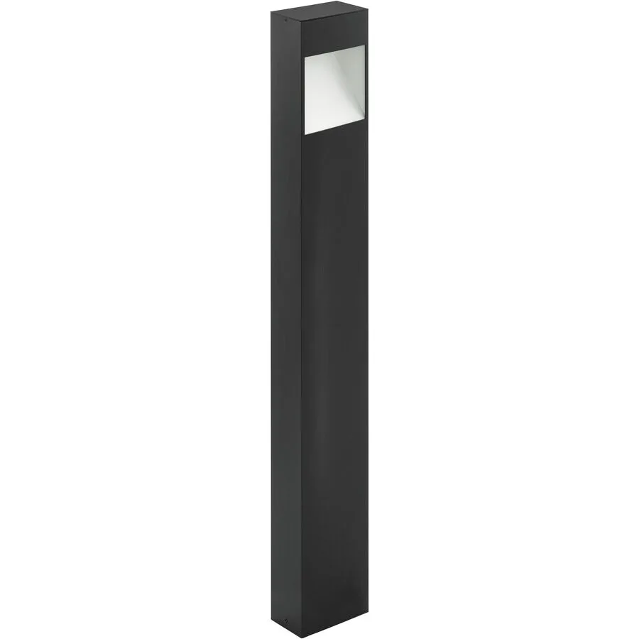 Eglo Stehlampe aussen Manfria Grau Aluminium 7.5 cm 87 cm - Farbe: anthrazit - LED - Lichtfarbe: Warmweiss - LED Energiesparlampen