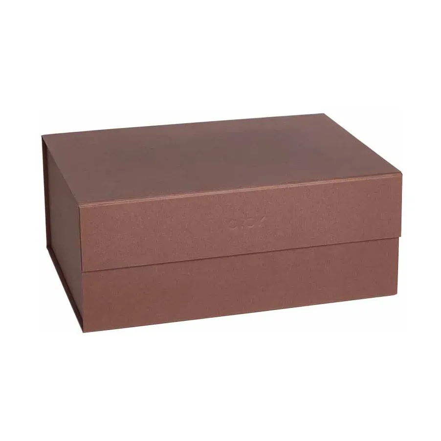 OYOY Hako Aufbewahrungsbox A4 Dark caramel