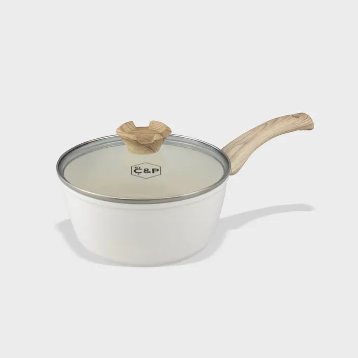 Go Ivory Stieltopf mit Deckel 18 cm