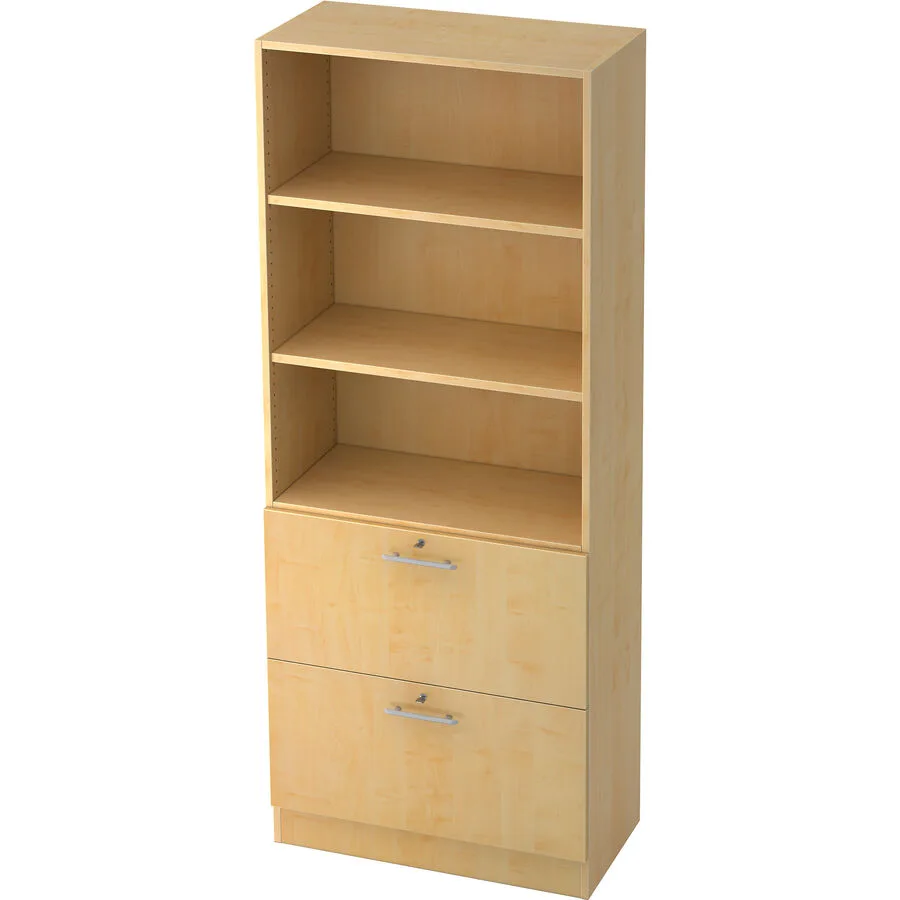 Regal Office Ahorn Holzwerkstoff B 80 cm H 200.4 cm