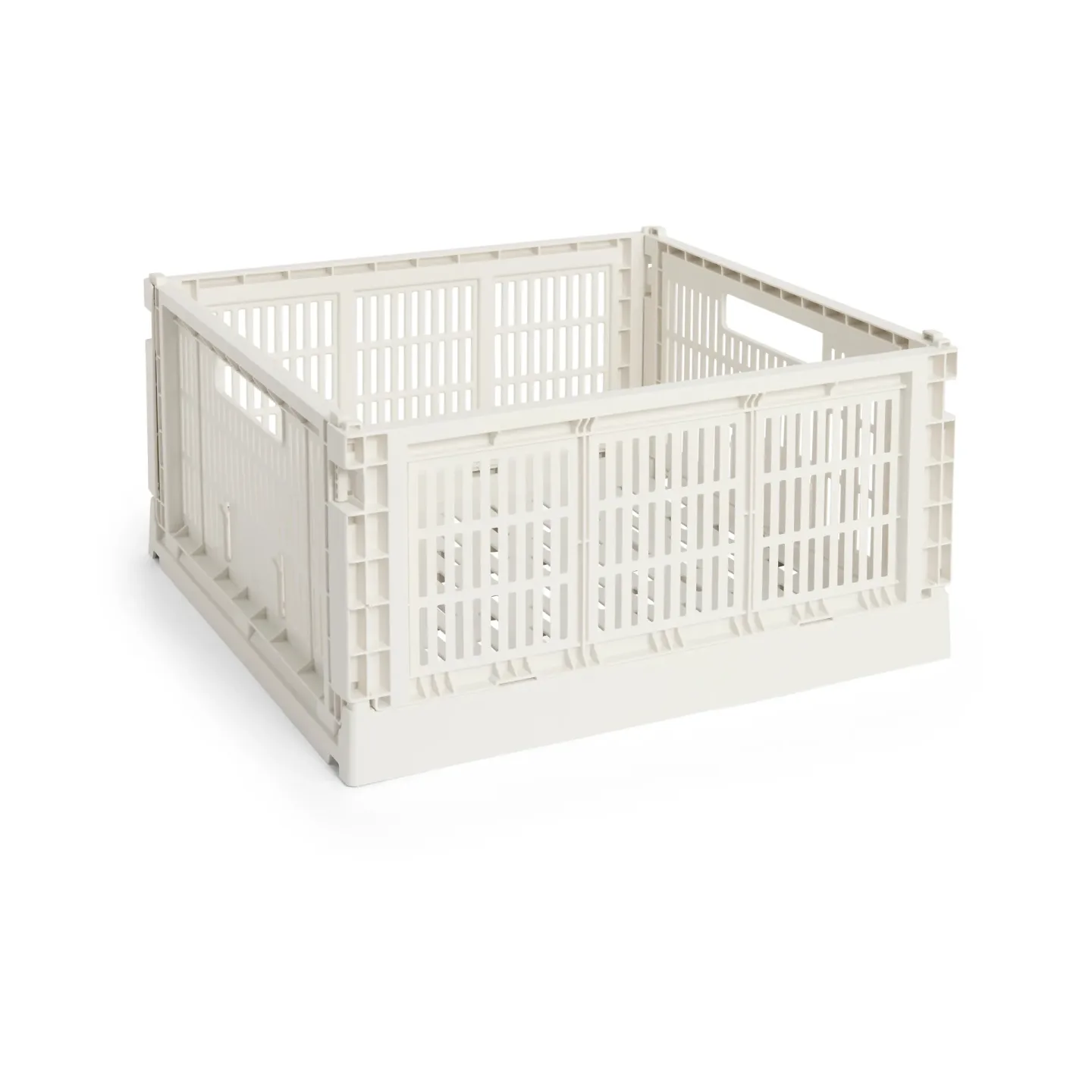 HAY Colour Crate L Quadrat 42x42 cm Off white