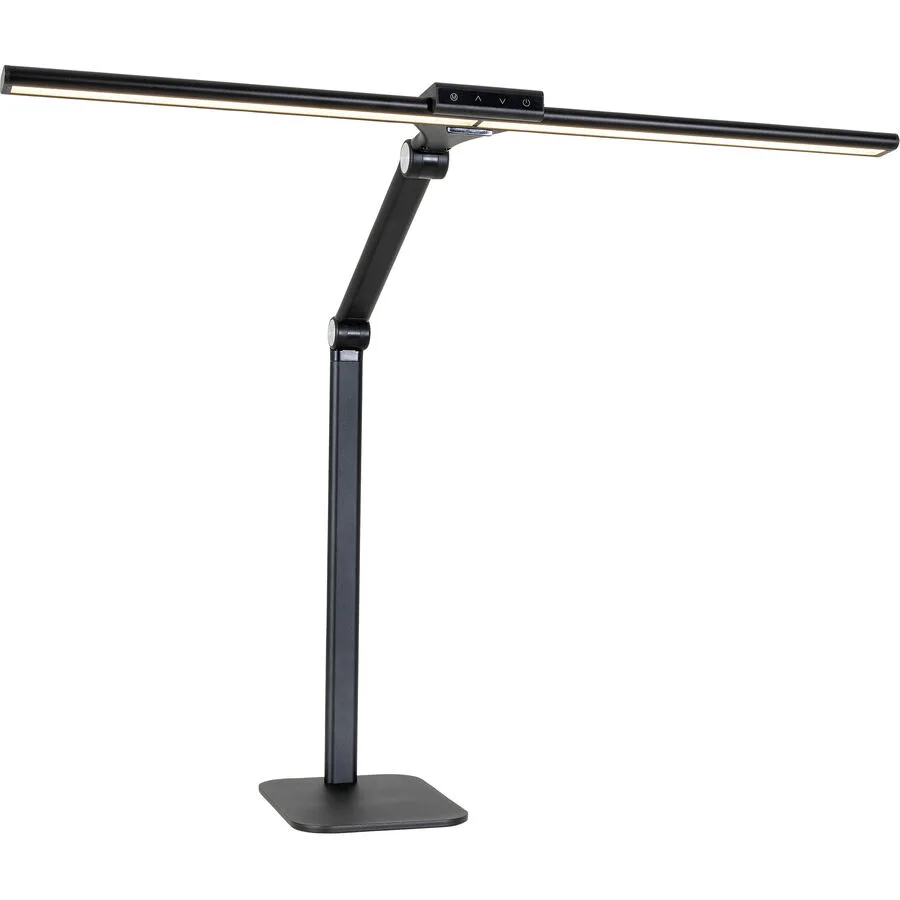Tischlampe Romy Schwarz Kunststoff/Metall 19.3 cm 60 cm - LED - Lichtfarbe: Extra warmweiss - Helles Neutralweiss - Material: Metall/Kunststoff -