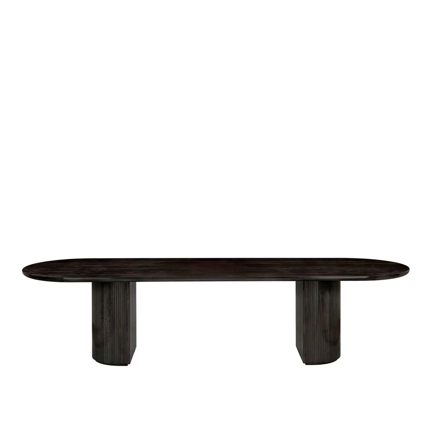 Gubi - Moon, Längd: 300 cm - Matbord - Space Copenhagen - Svart - Trä