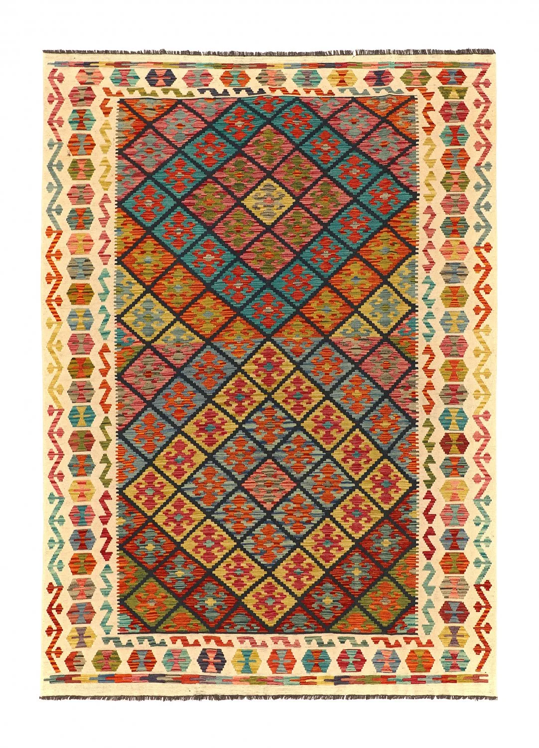 Orientalsk kelimteppe 257 x 184 cm (Størrelse: 257 x 184 cm)