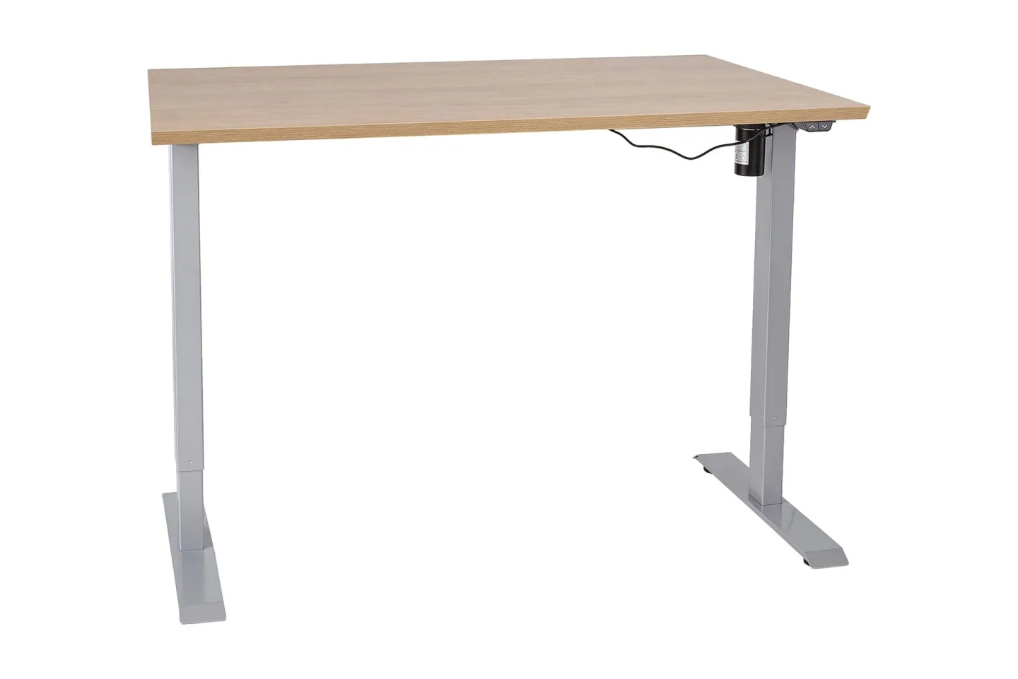Ergosum 1 Skrivbord 140 cm Höj-och Sänkbar - Trä/Natur