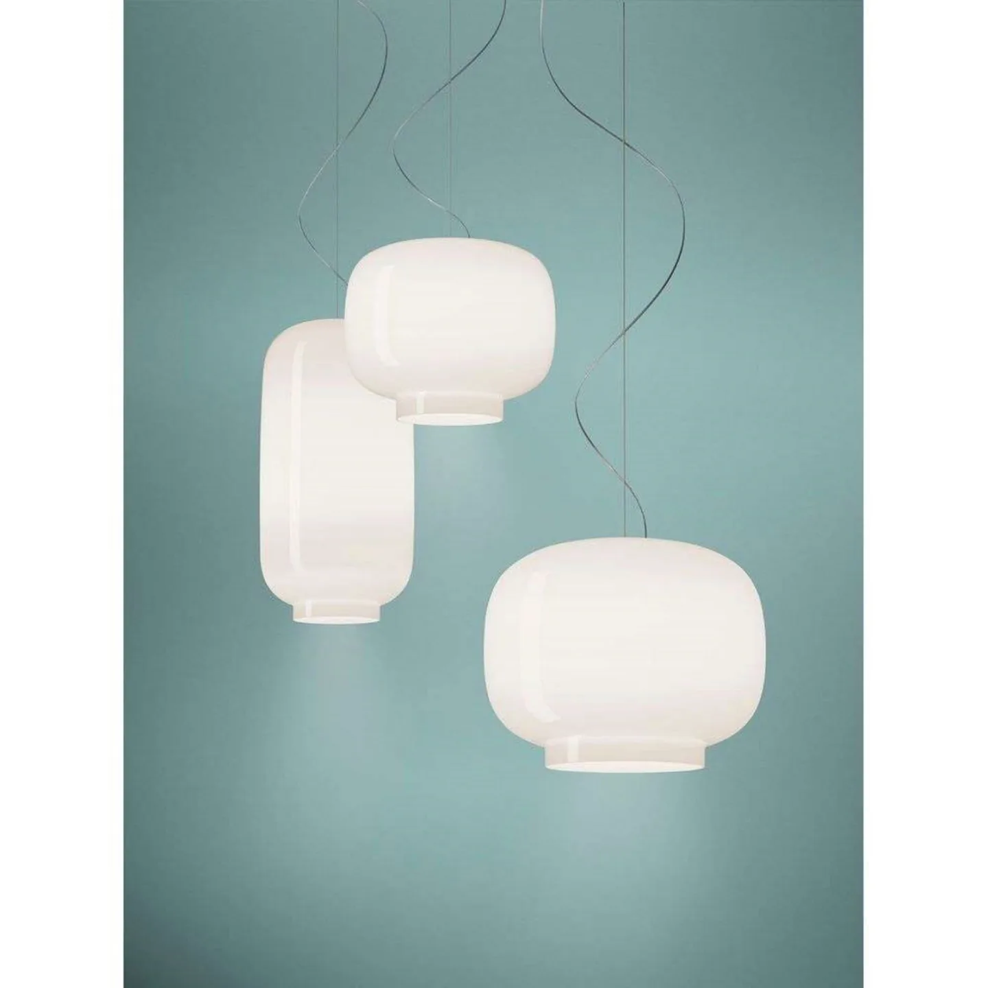 Chouchin 2 LED Taklampa White - Foscarini - Matsal - Glas