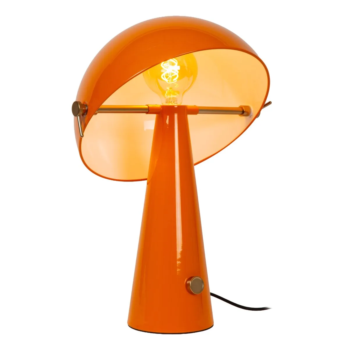 Lucide - Barone 52cm - Bordslampa - Orange