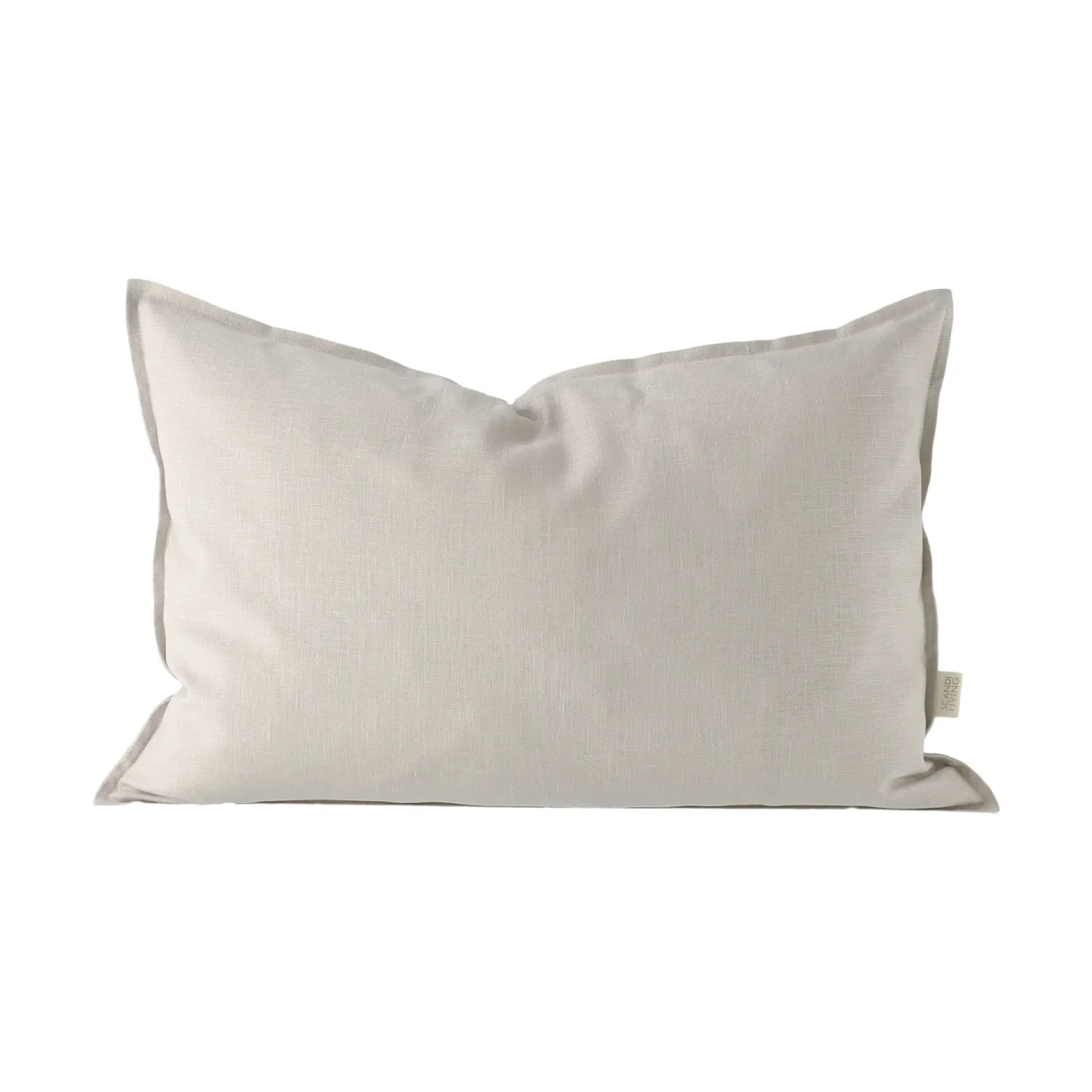 Scandi Living Calm Kissenbezug aus Leinen 40 x 60 cm Greige