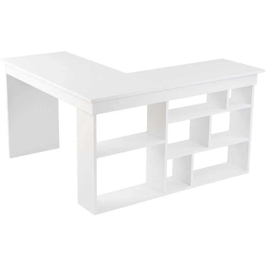 Schreibtisch Georis naturweiss Holzwerkstoff B 130 T 120 cm