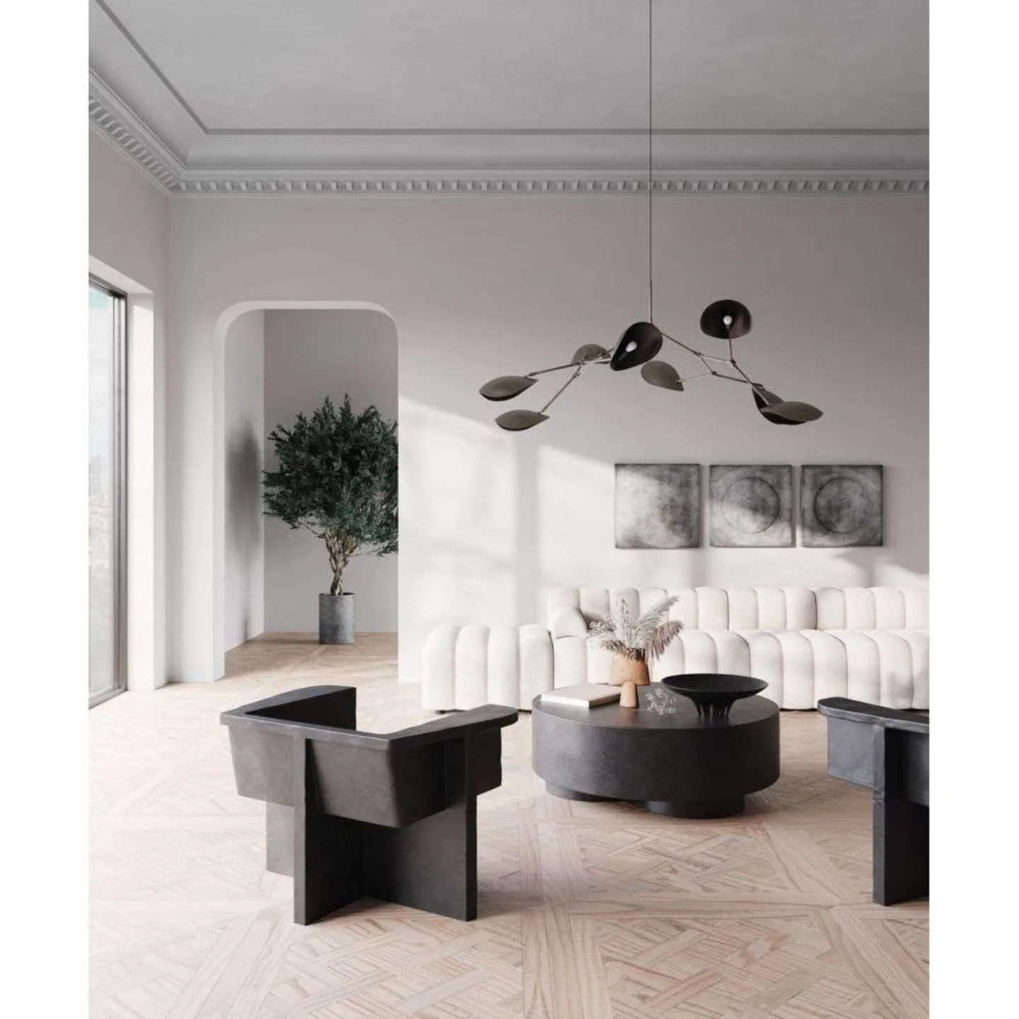 Stingray Kronleuchter Grande Bronze - 101 Copenhagen - Wohnzimmer - Modern - Metall - Mehrflammig