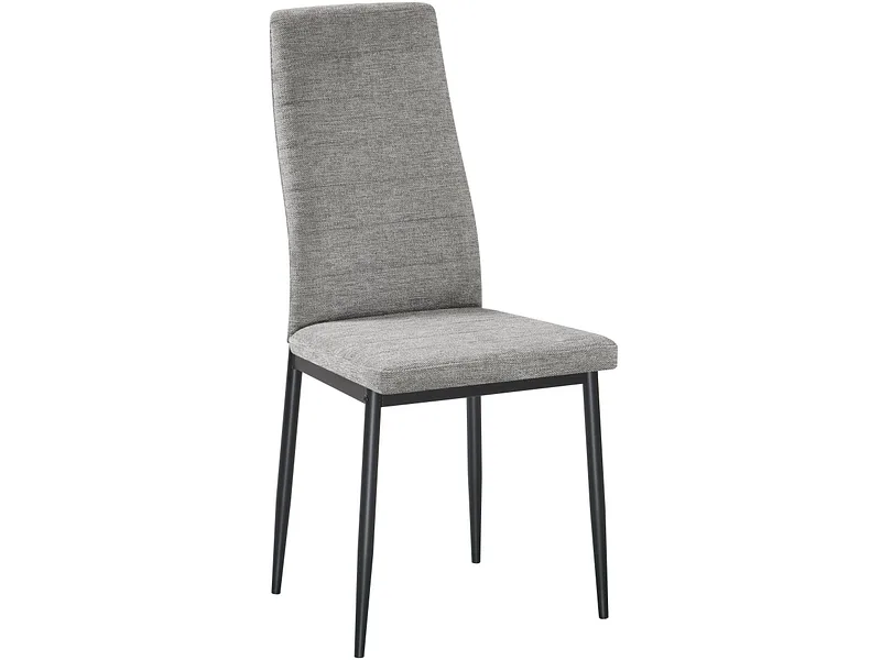 Stuhl KARL Stoff grau