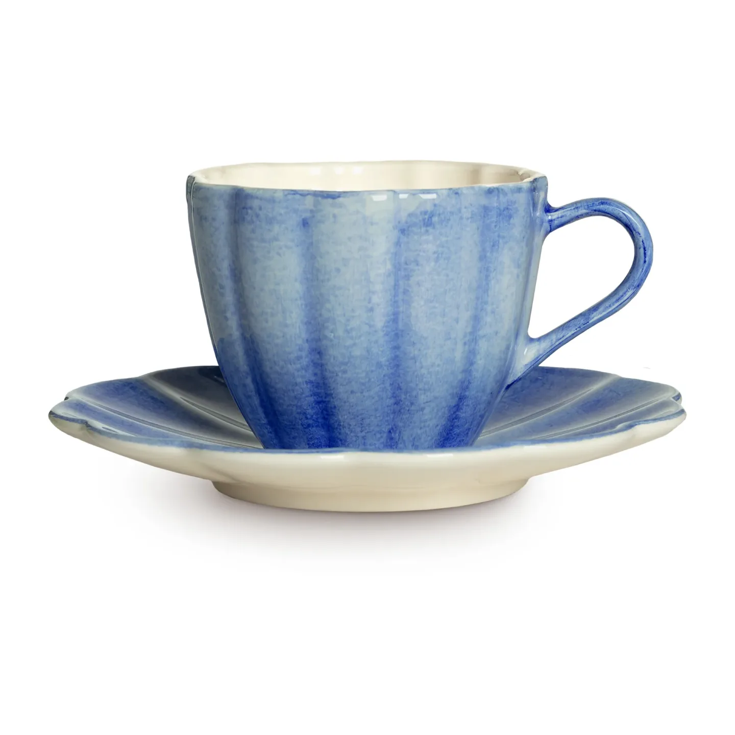 Mateus Oyster Tasse mit Untertasse 25 cl Hellblau